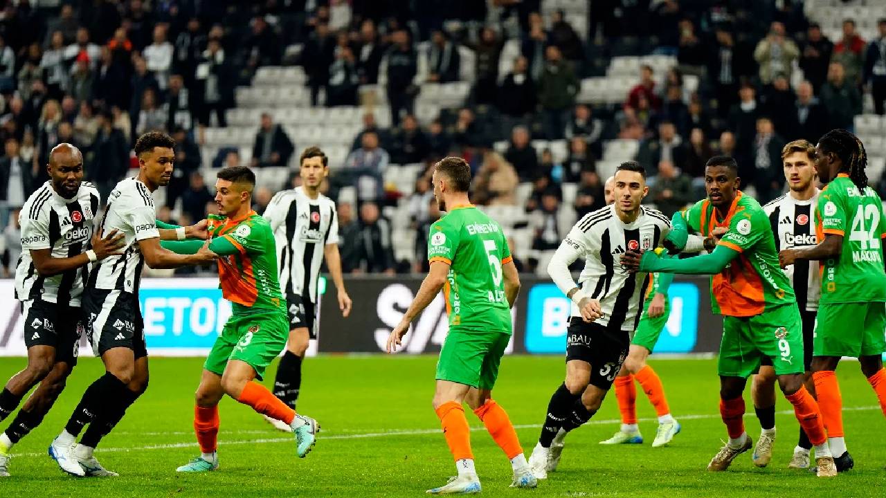 Beşiktaş - Alanyaspor maçında beraberlik: Son 8 maçta 1 galibiyet