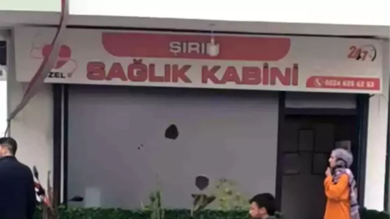 Mersin'de sağlık kabinine silahlı saldırı