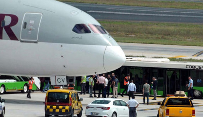 Tunuslu yolcu aprona girdi, Atatürk Havalimanı alarma geçti