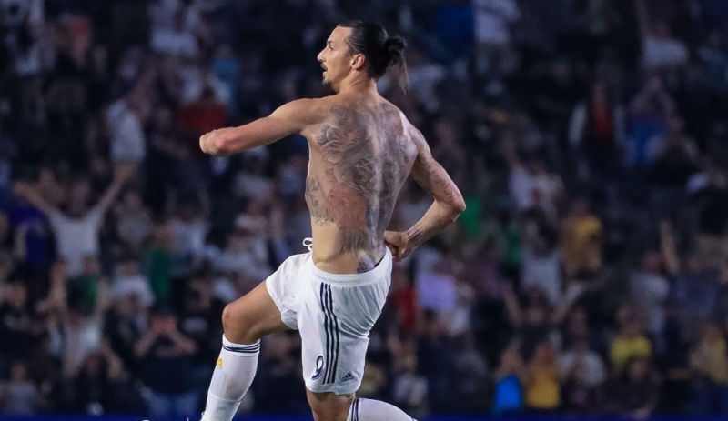 Zlatan Ibrahimovic'ten ABD'de ilk hat-trick