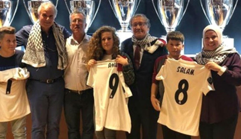 'Cesur kız'ı davet eden Real Madrid'e İsrail'den tepki