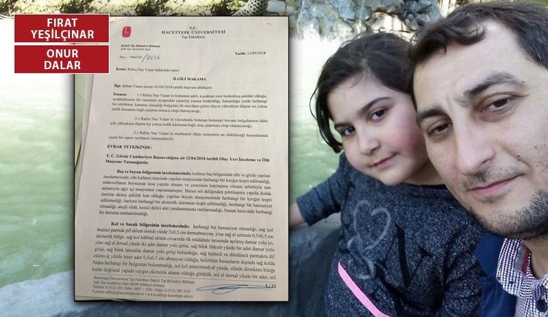Rabia Naz'ın ölümüyle ilgili adli tıp raporları ortaya çıktı