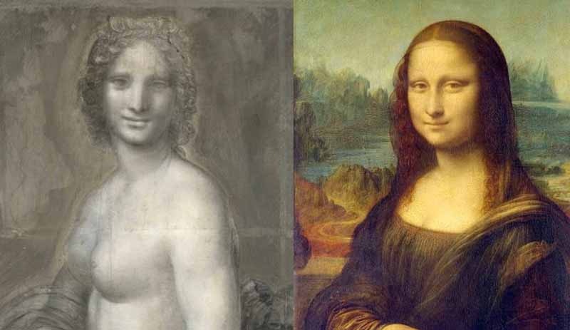 Da Vinci 'Çıplak Mona Lisa'yı çizmiş