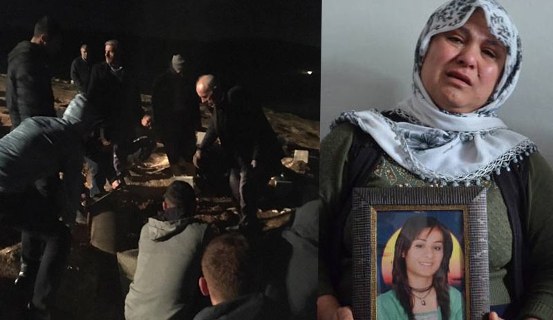 Ayten Beçet'in cenazesi gece yarısı, jandarma ablukasında defnedildi