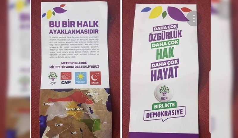 Seçim provokasyonu: Sahte HDP broşürü dağıttılar