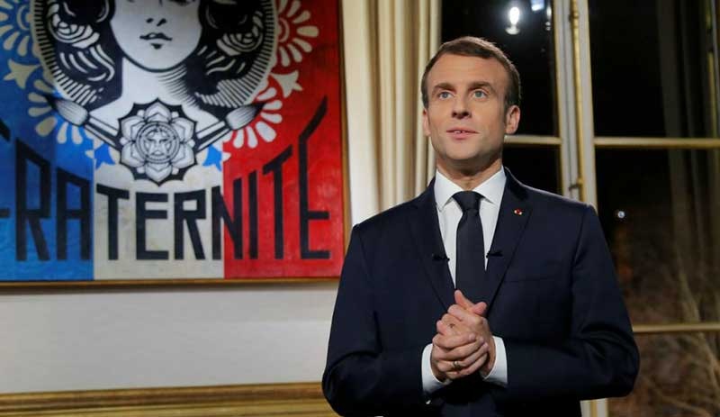 Macron, QSD'ye aktif destek güvencesi verdi
