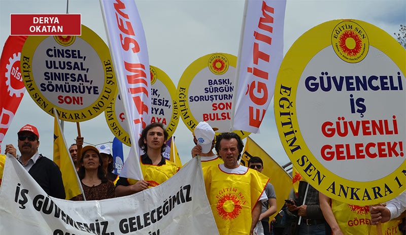 Ankara'da 1 Mayıs: İş güvencesi istiyoruz, kıdem tazminatına dokunma