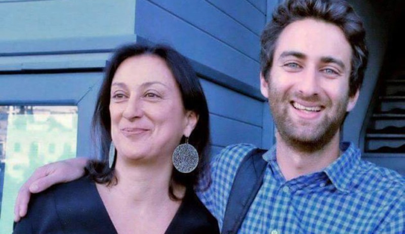 Öldürülen Maltalı gazetecinin oğlu Mehmet Ağar'ı hatırlattı