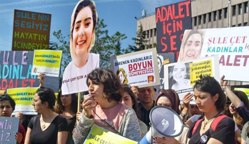 Kadınlar Şule Çet için adliyede: Gerçek adalet istiyoruz