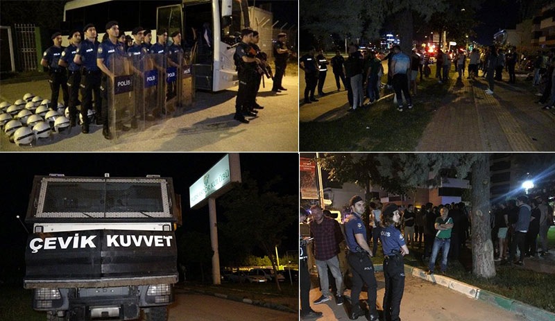 Kümeye düşen Bursa'da polis ablukası