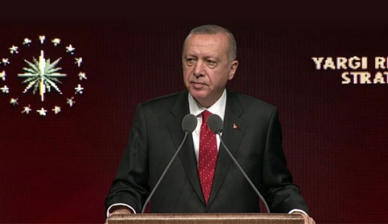 Adalet Bakanlığı'nın 'yargı reformu'nu Erdoğan açıkladı