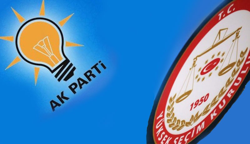 AKP: Hakkında soruşturma açılan seçim kurulları değiştirilsin