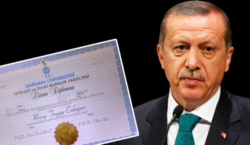 Erdoğan'ın diplomasını şoför onaylatmış