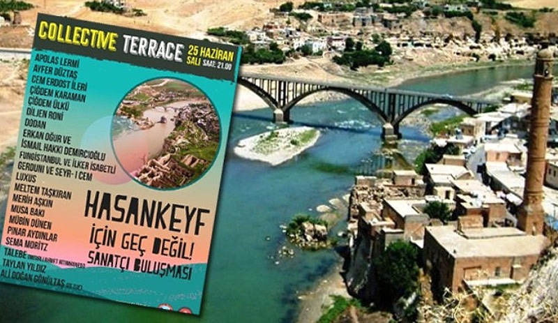 Sanatçılar Hasankeyf için sahne aldı