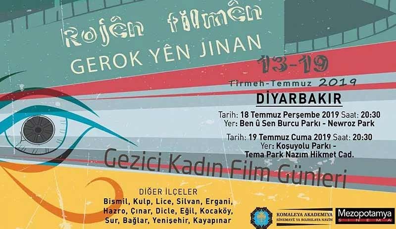 Diyarbakır'da Gezici Kadın Film Günleri başlıyor