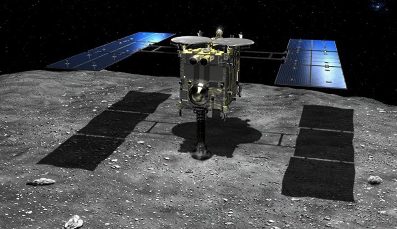 Hayabusa2 uzay aracı 300 milyon km uzaklıktaki asteroide ikinci kez indi