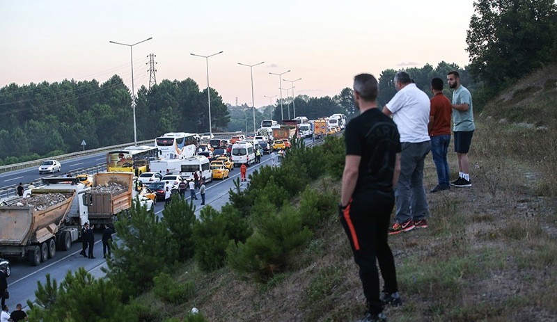 Yine hafriyat kamyonu kazası: 2 yaralı