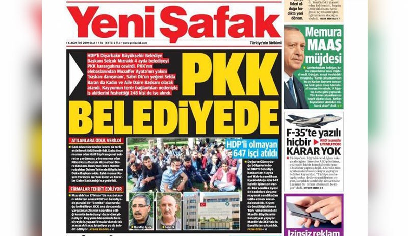 Diyarbakır Büyükşehir Belediyesi'nden, 'PKK belediyede' haberlerine cevap
