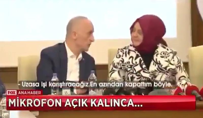 Türk-İş Başkanı mikrofonu açık unuttu: Uzasa işi karıştıracağız