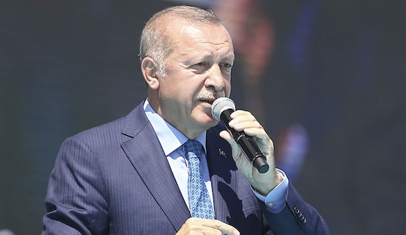 Dere yatağına yapılan lojmanları Erdoğan açtı