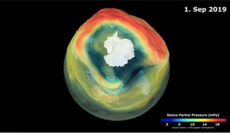 Ozon tabakasındaki delik son 30 yılın en küçük seviyesinde
