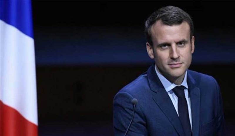 Macron QSD sözcüsüyle görüştü