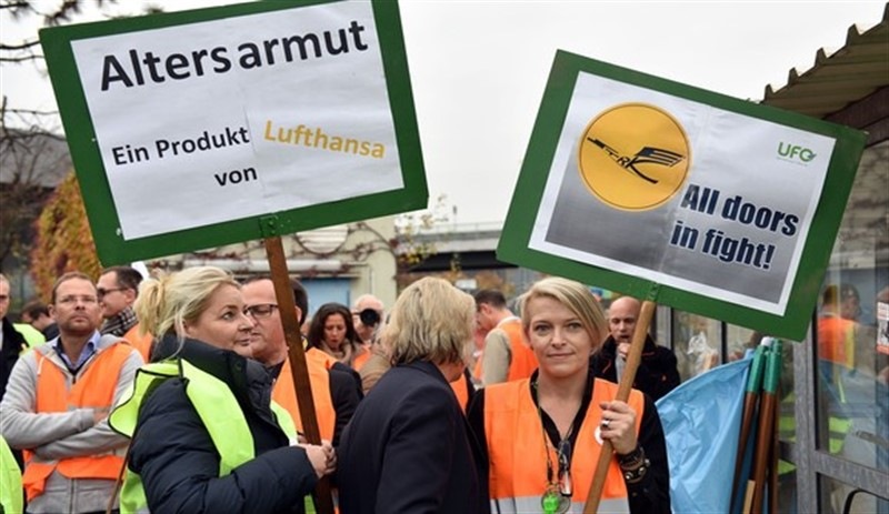 Lufthansa greve gidiyor