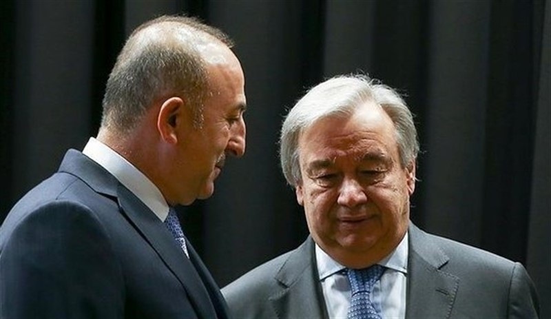Çavuşoğlu BM Genel Sekreteriyle görüştü