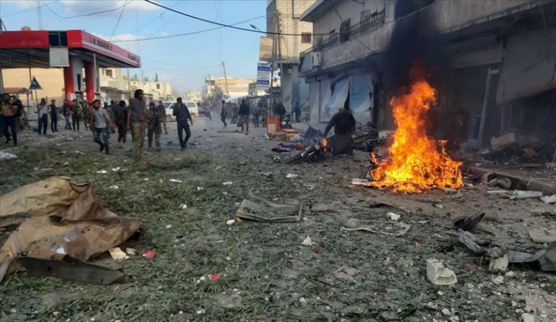 Tel Abyad'da pazar yerine bombalı saldırı: 13 ölü, 20 yaralı