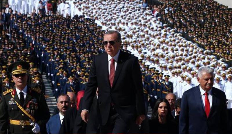 Anıtkabir'de 'Recep Tayyip Erdoğan' sloganı