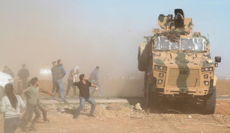 ANHA: Kobani'de TSK panzerlerinden ateş açıldı, 8 yaralı