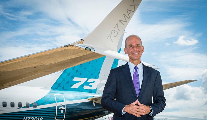 Boeing, kovduğu CEO'ya 80 milyon dolar tazminat ödedi