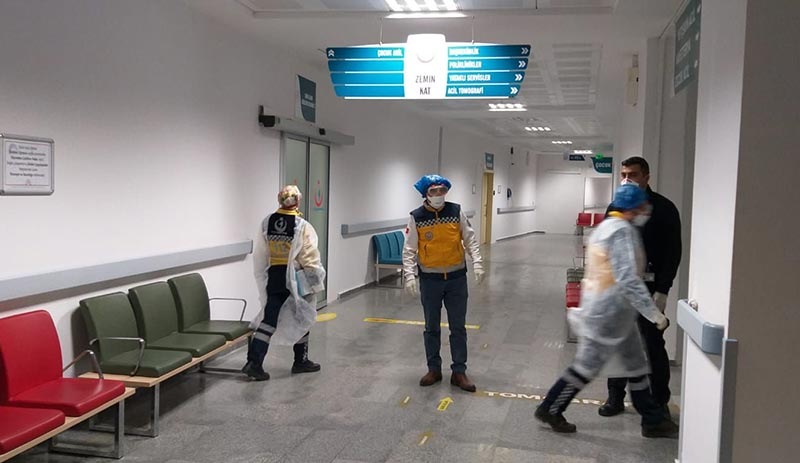 Aksaray’da 12 kişi Corona virüsü şüphesiyle karantinaya alındı