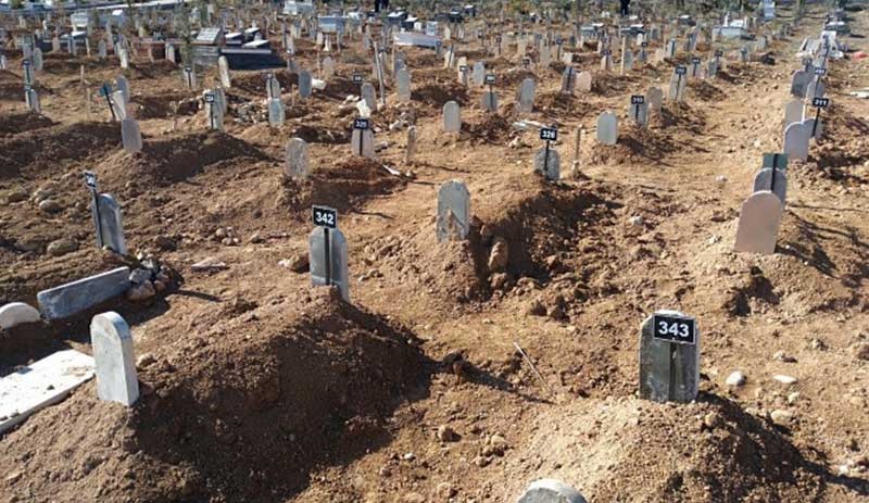 Kimsesizler mezarlığındaki 267 cenaze alınmayı bekliyor