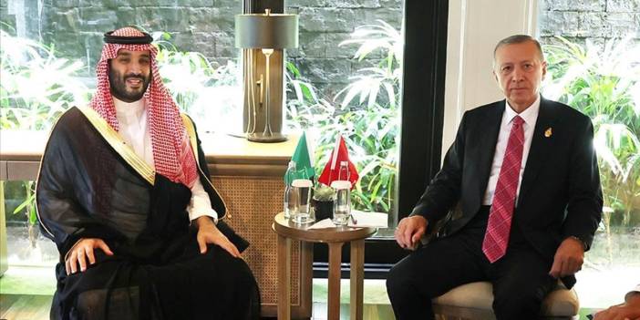 Erdoğan, G20 zirvesi kapsamında Suudi Prens Selman ile görüştü
