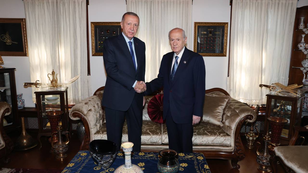 Erdoğan, MHP Genel Başkanı Devlet Bahçeli ile görüştü