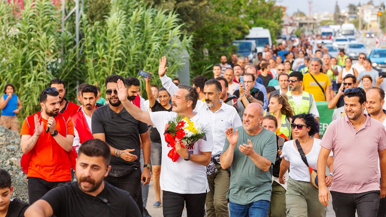 TİP'in Özgürlük Yürüyüşü'nün ilk günü tamamlandı