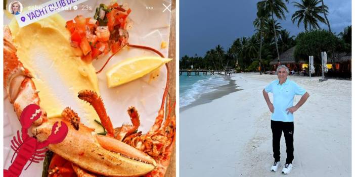 AKP'lilerin tatil pozları tepki topladı: Monako'da istakoz, Maldivlerde deniz keyfi