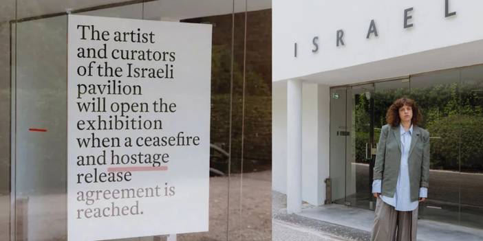 İsrailli sanatçı, ateşkes olana ve rehineler bırakılana dek Venedik Bienali'ndeki pavyonunu açmayacak