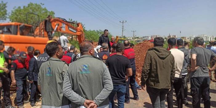 Urfa'da iş cinayeti: Göçük altında kalan işçi öldü