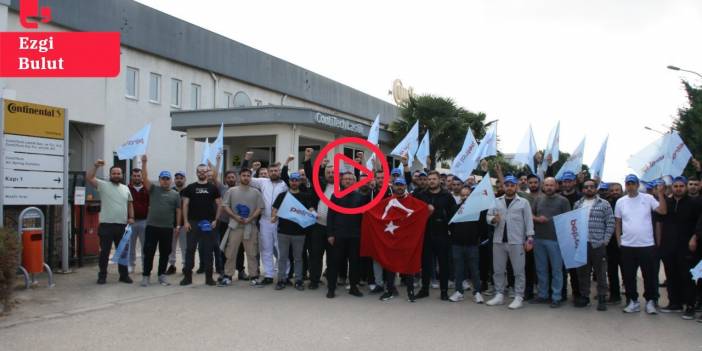 Bursa'daki Contitech Lastik'te işçiler üretimi durdurdu: 'Bir işçiye haksızlık, herkese tehdittir'
