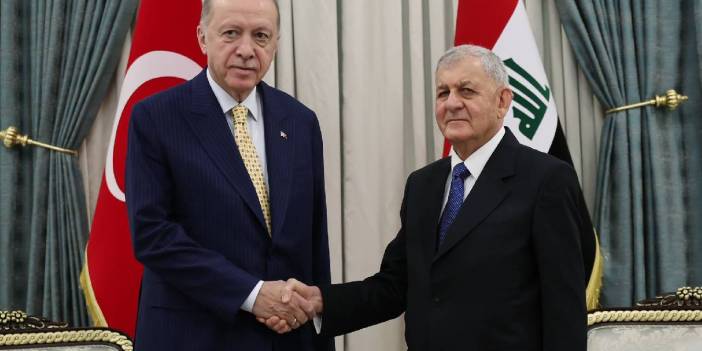 Irak Cumhurbaşkanı Reşid, Erdoğan'ı kabul etti: İkili ve bölgesel sorunlar ele alındı