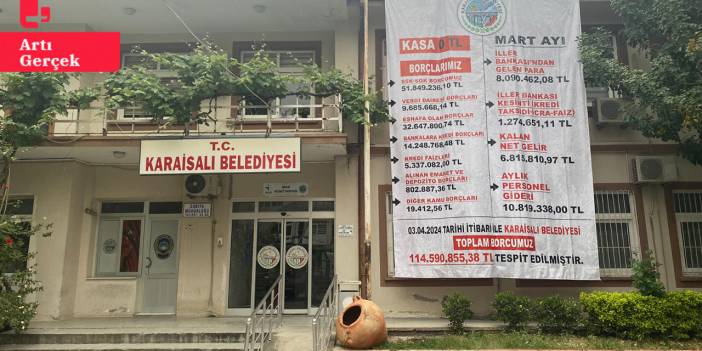 Eski başkan da yeni başkan da MHP'li: Adana Karaisalı'da borç 114 milyon TL, kasada para yok