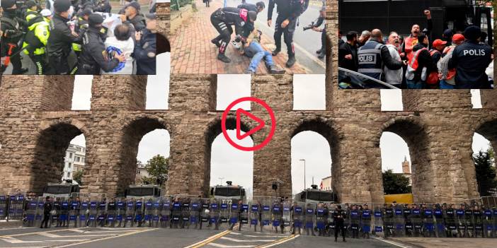 CANLI BLOG | Yasaklı 1 Mayıs'ta Taksim'e yürüyenlere ters kelepçeyle gözaltı