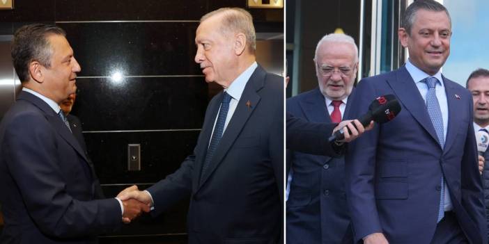 Özgür Özel - Erdoğan görüşmesi 1.5 saat sürdü: İki lider de açıklama yapmadı