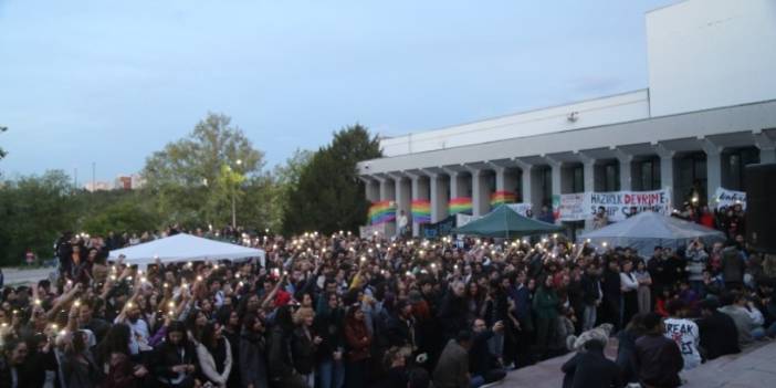 ODTÜ'lü öğrencilerden yürüyüş: Bu daha fragman, asıl şenlik devrimde