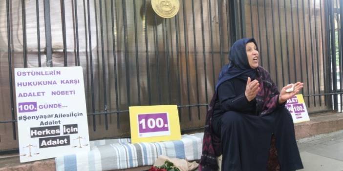 Adalet Nöbeti 100. gününde: Mithat Sancar Emine Şenyaşar'ı ziyaret etti