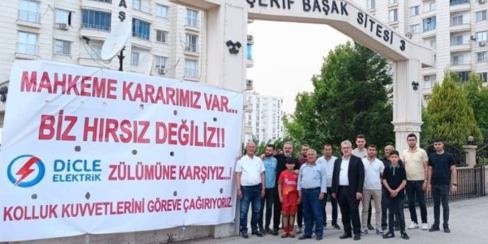 DEDAŞ’ın 6 gündür elektrik vermediği site sakinleri tepki gösterdi: 'Biz hırsız değiliz!'