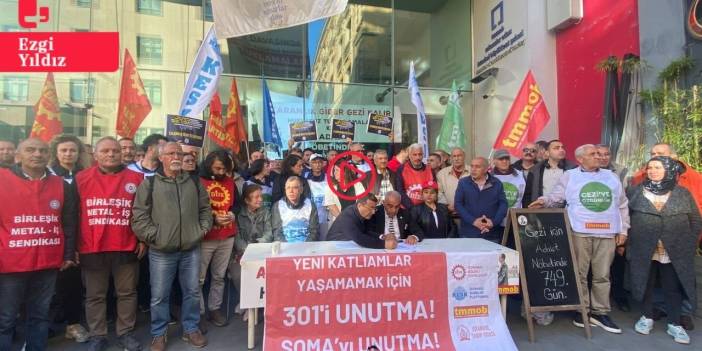 Meslek örgütleri ve sendikalar Soma’da ölen 301 madenciyi andı: 'Göstermelik cezalar verildi'