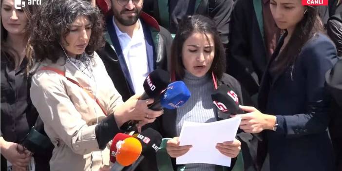 Çağlayan'da hukukçulardan Kobanê protestosu: 'Kürt halkına dayatılan inkâr ve imha politikası devam ettiriliyor'